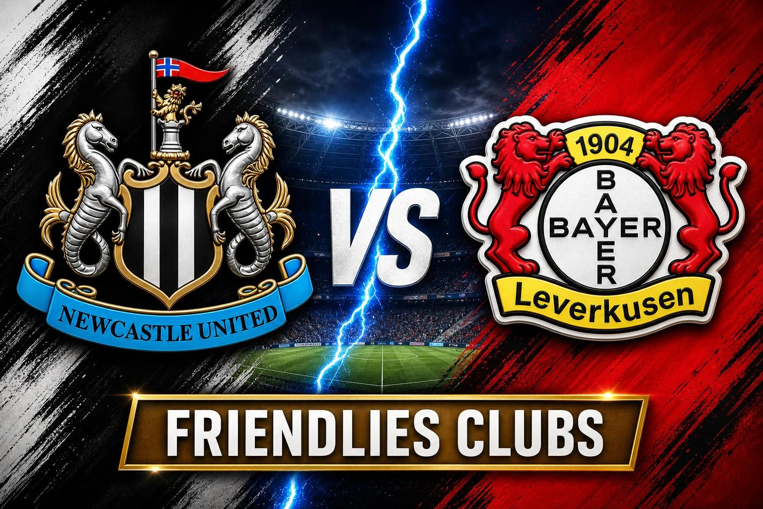 Newcastle x Bayer Leverkusen ao vivo — Friendlies Clubs