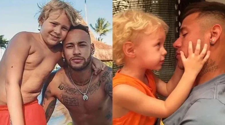 Neymar compartilha vídeo raro e celebra 15 anos de Davi Lucca