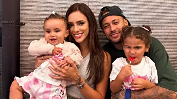 Neymar revela o nome da nova filha Mariah