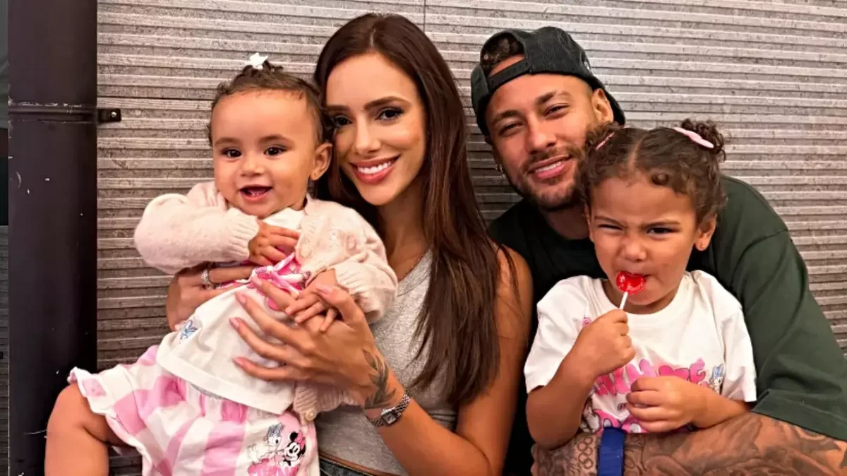Neymar revela o nome da nova filha Mariah