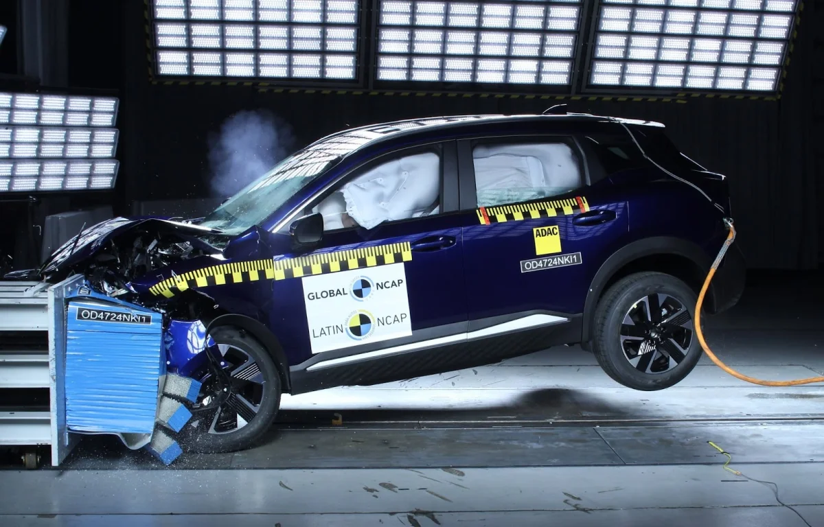 Novo Nissan Kicks: 5 estrelas e 91,66% na proteção infantil