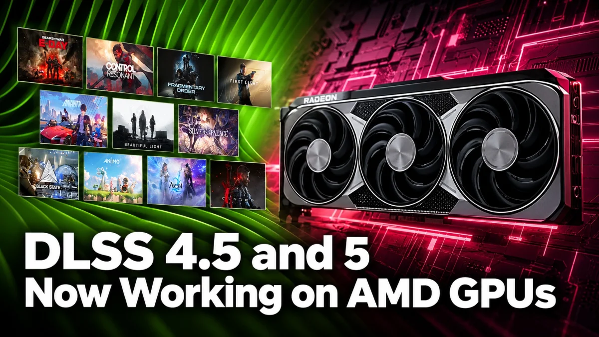 NVIDIA DLSS chega a GPUs Radeon via mod que ativa Ray Reconstruction