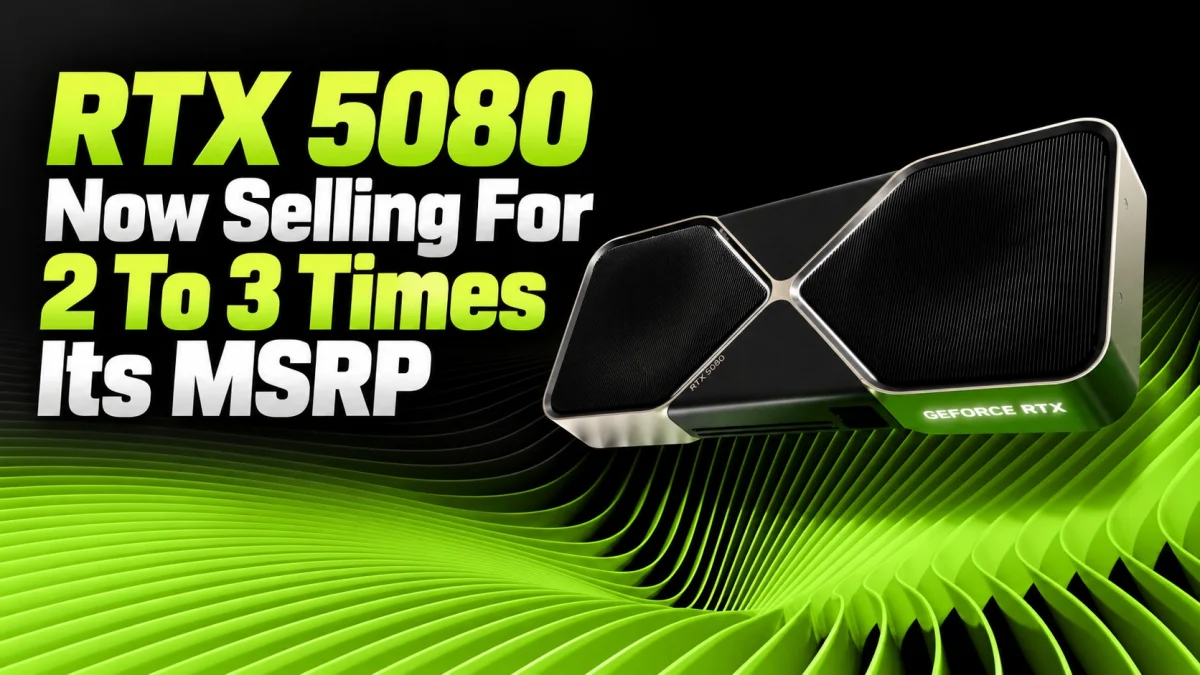 NVIDIA GeForce RTX 5080: preços disparam a US$2.299 nos EUA