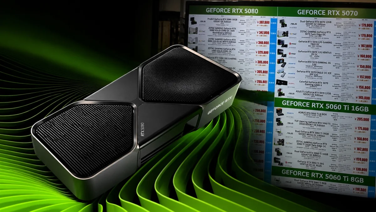 NVIDIA: RTX 5060 Ti 16 GB dispara 144% no Japão e vira luxo de varejo