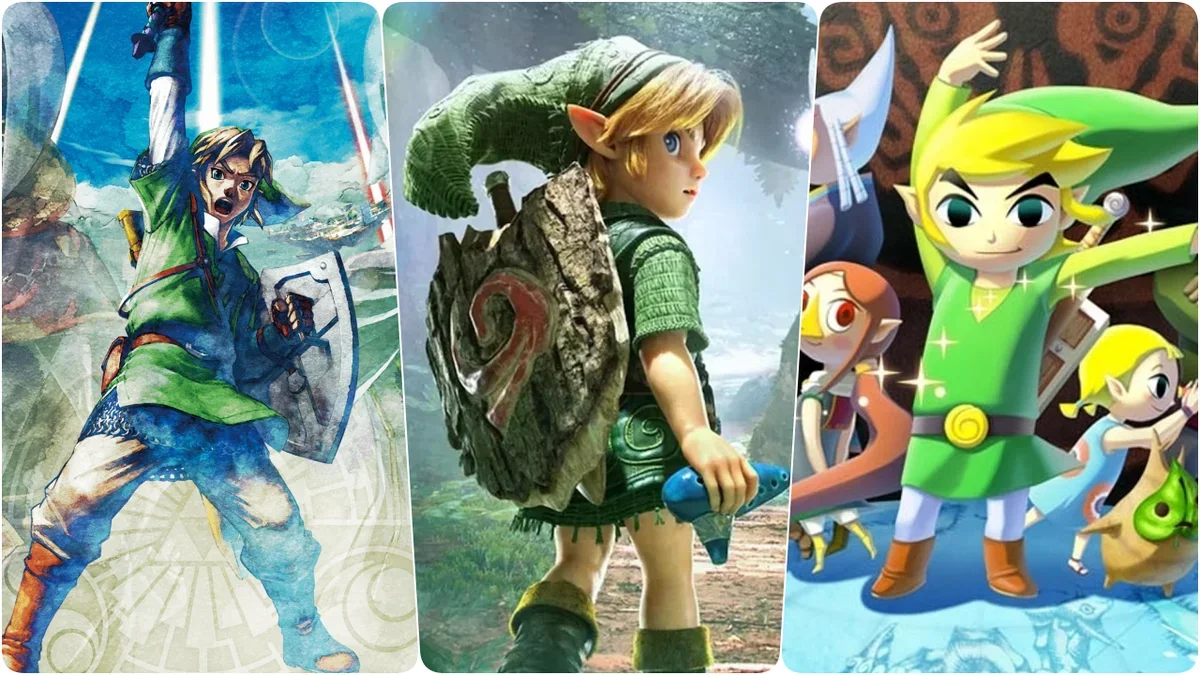 Ocarina of Time divide a cronologia de Zelda em três eras