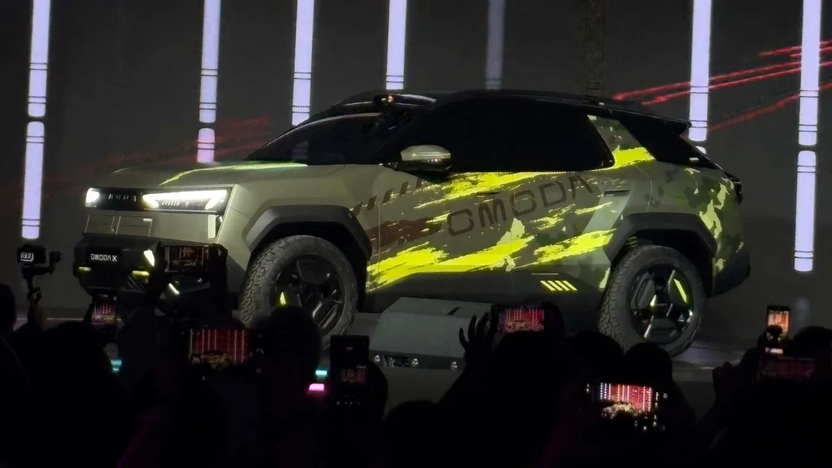 Omoda X: crossover com 1.800 kg de reboque mira estilo "mecha-SUV"