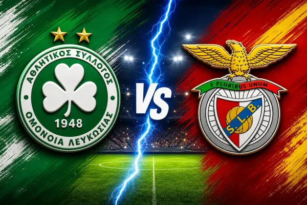 Omonia Nicosia x Benfica: onde assistir, horário e escalações (22/10)