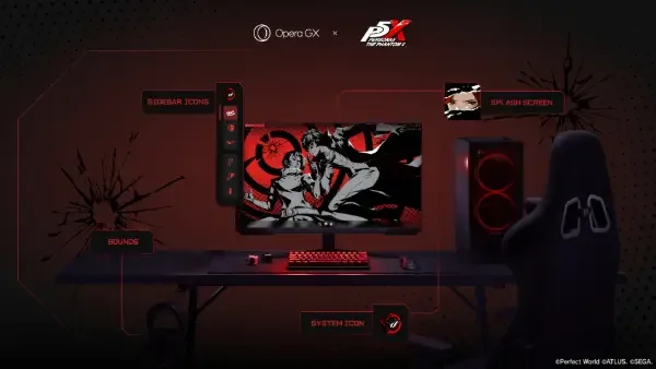 Opera GX: ticket ★4 de Persona 5 The Phantom X permite escolher 1 de 12