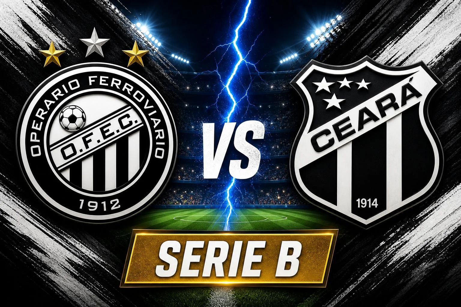 Operario-PR x Ceara ao vivo — Serie B