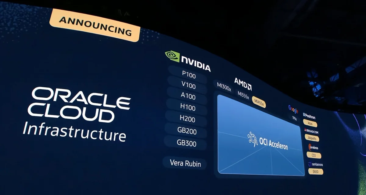Oracle Cloud Infrastructure integra TPUs do Google à sua malha de IA