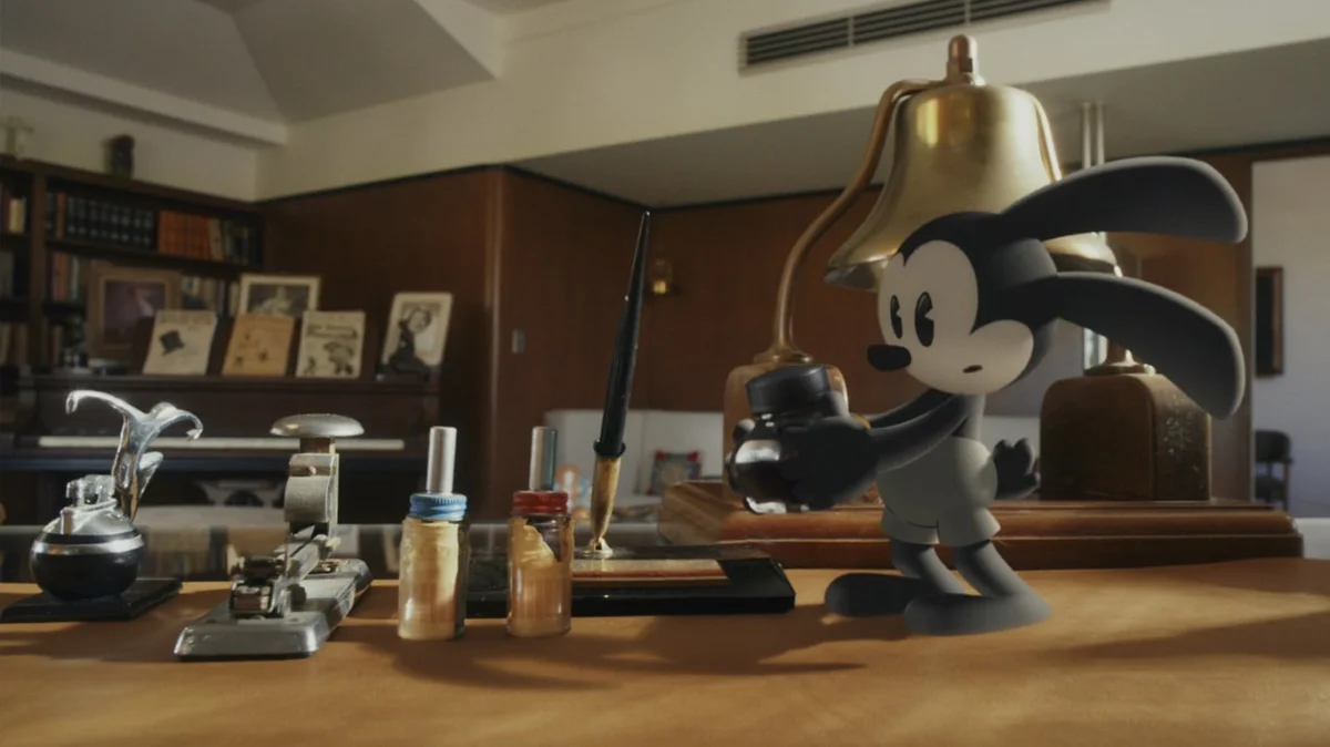 Oswald: minissérie 2D invade o escritório de Walt no Disney+