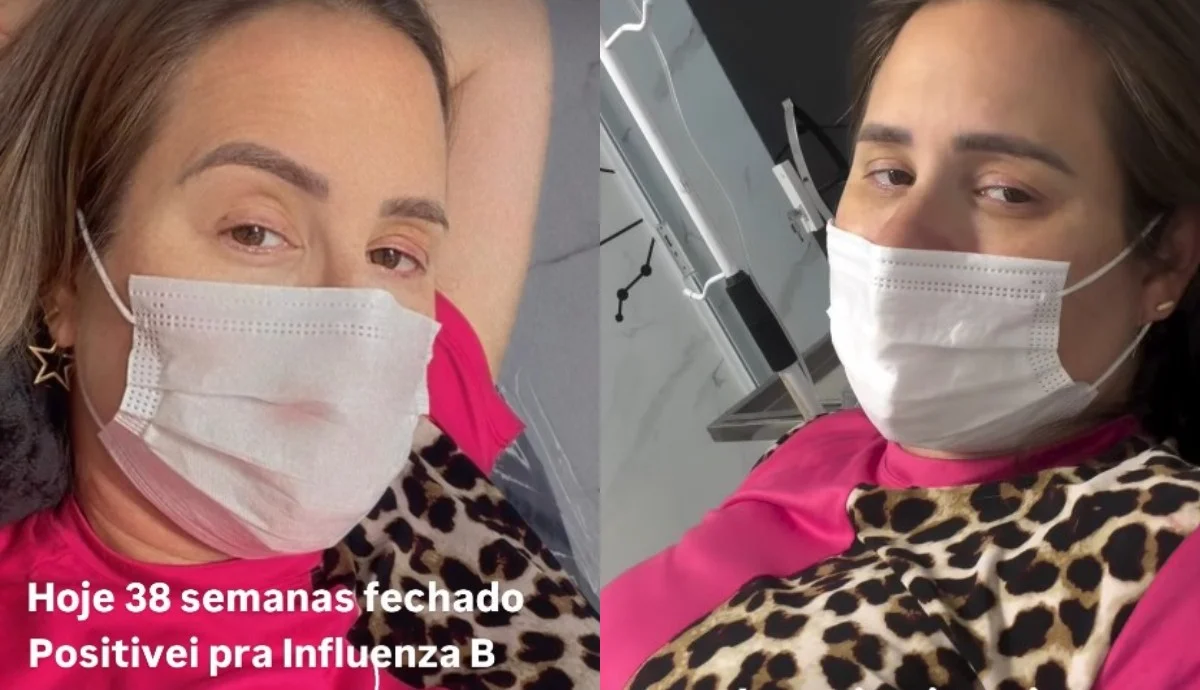 Patrícia Leitte testa positivo para influenza B na reta final