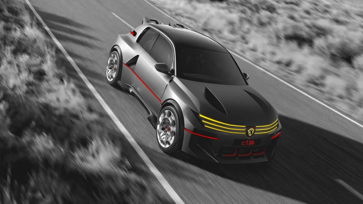 Peugeot E-T16: conceito elétrico de 816 cv antecipa o 208