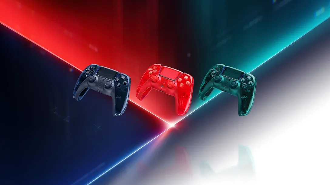 PlayStation lança três DualSense com design transparente por €84,99