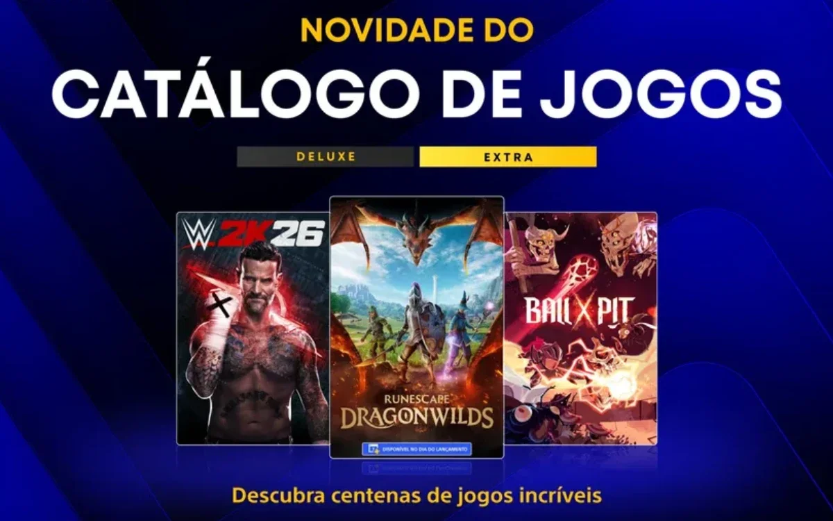 PlayStation Plus: 10 jogos entram no catálogo da Extra e Deluxe