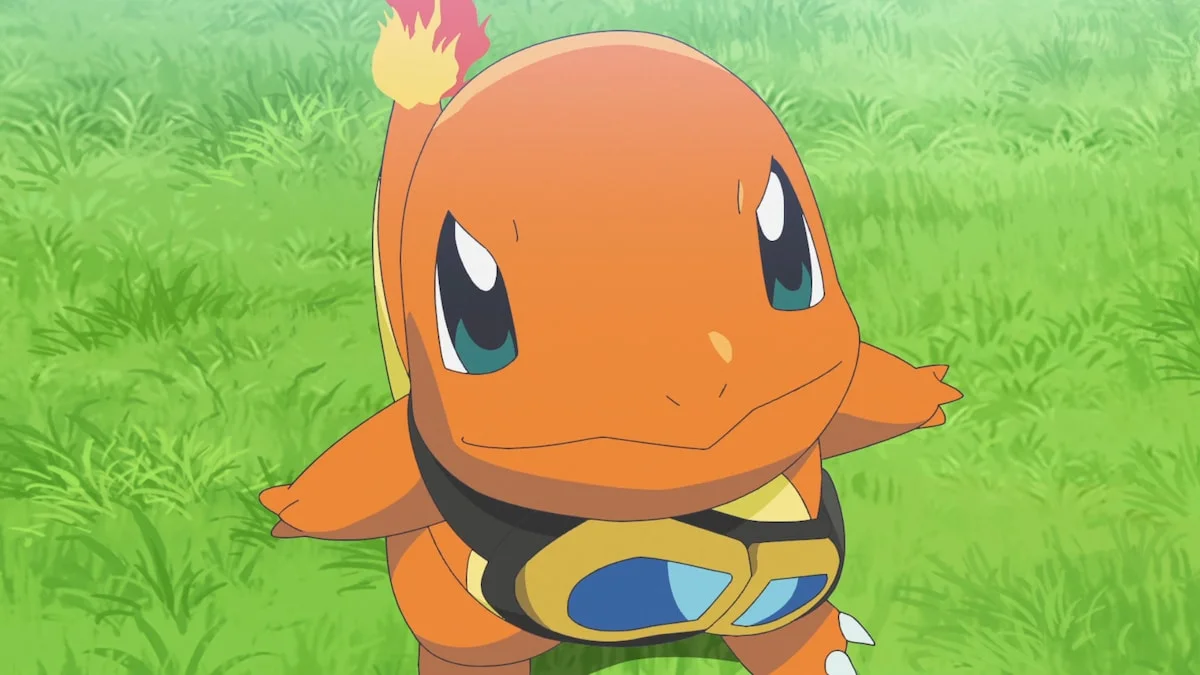 Pokémon Horizons: Charmander com óculos de Friede vai ao Pokémon GO