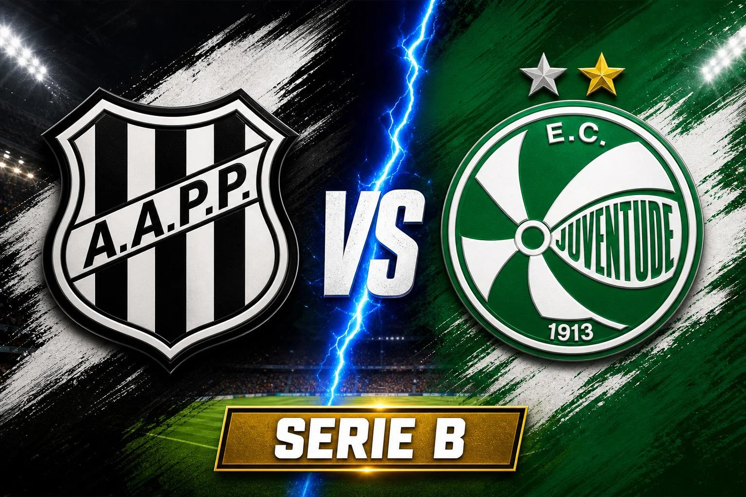 Ponte Preta x Juventude ao vivo — Serie B