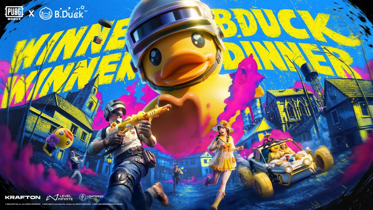 PUBG Mobile traz granada em formato de B.Duck na nova parceria