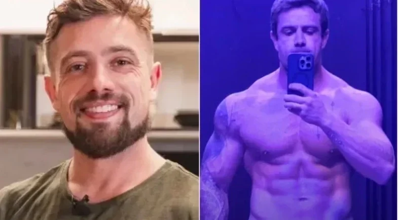 Rafael Cardoso exibe físico mais musculoso após reabilitação