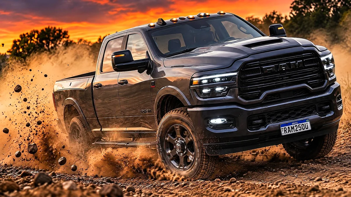Ram 2500 Laramie Night Edition: topo da linha por R$ 569.990