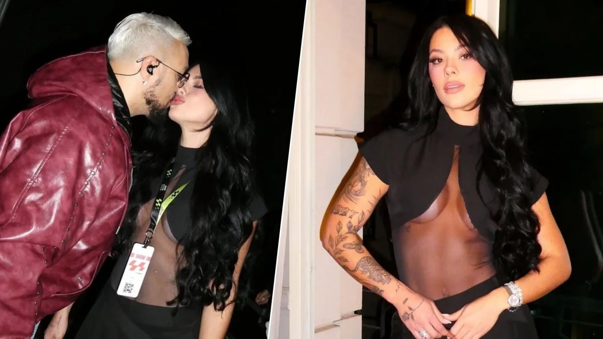 Rayane Figliuzzi: look transparente rouba cena em show de Belo