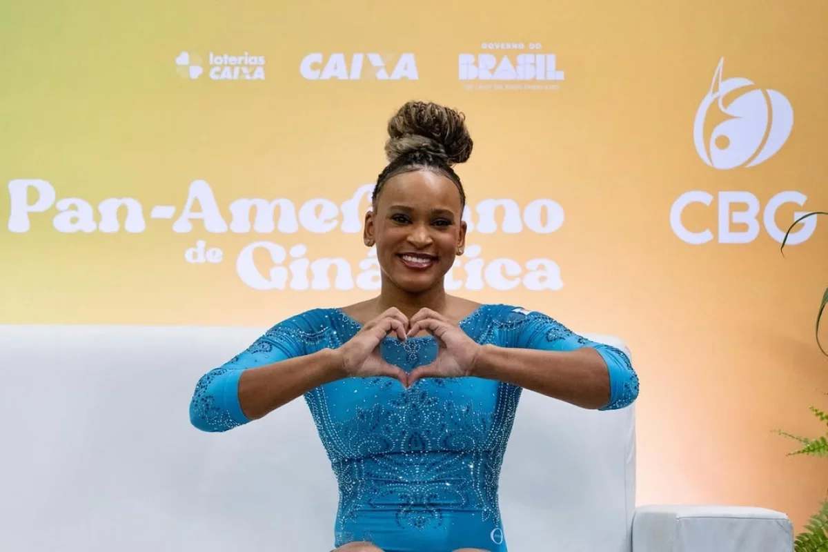 Rebeca Andrade quebra o silêncio sobre morte do pai
