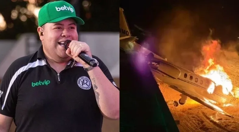 Rey Vaqueiro: avião sai da pista e pega fogo; shows cancelados
