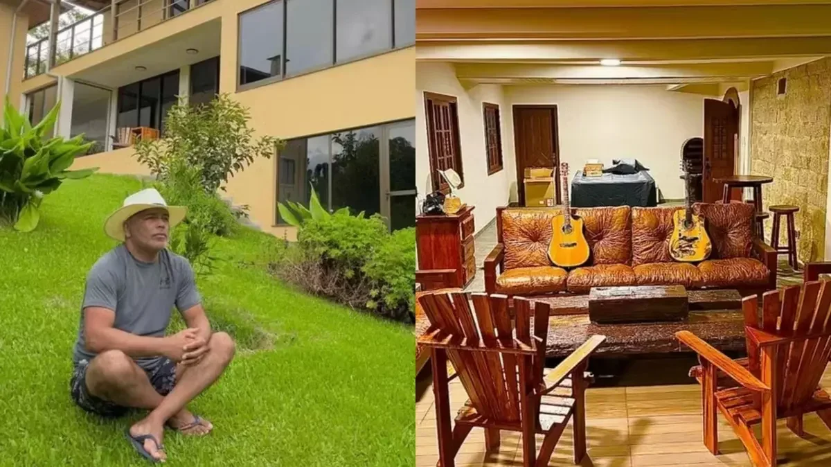Rick revela lado pouco conhecido em casa no interior de SC