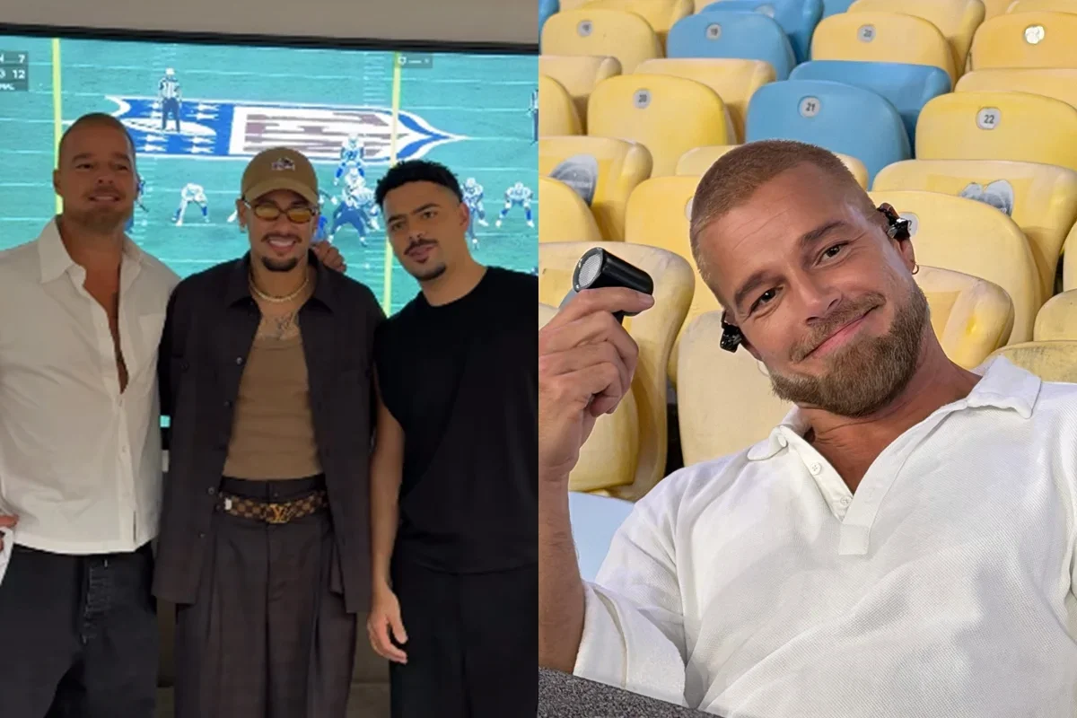 Ricky Martin anuncia parceria com Pedro Sampaio após show