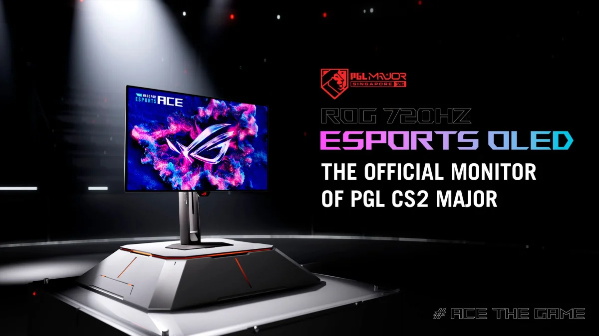 ROG Swift OLED PG259QWS Ace chega com impressionantes 720 Hz
