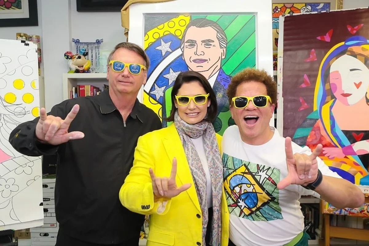 Romero Britto chama homenagem a Bolsonaro de gesto cívico