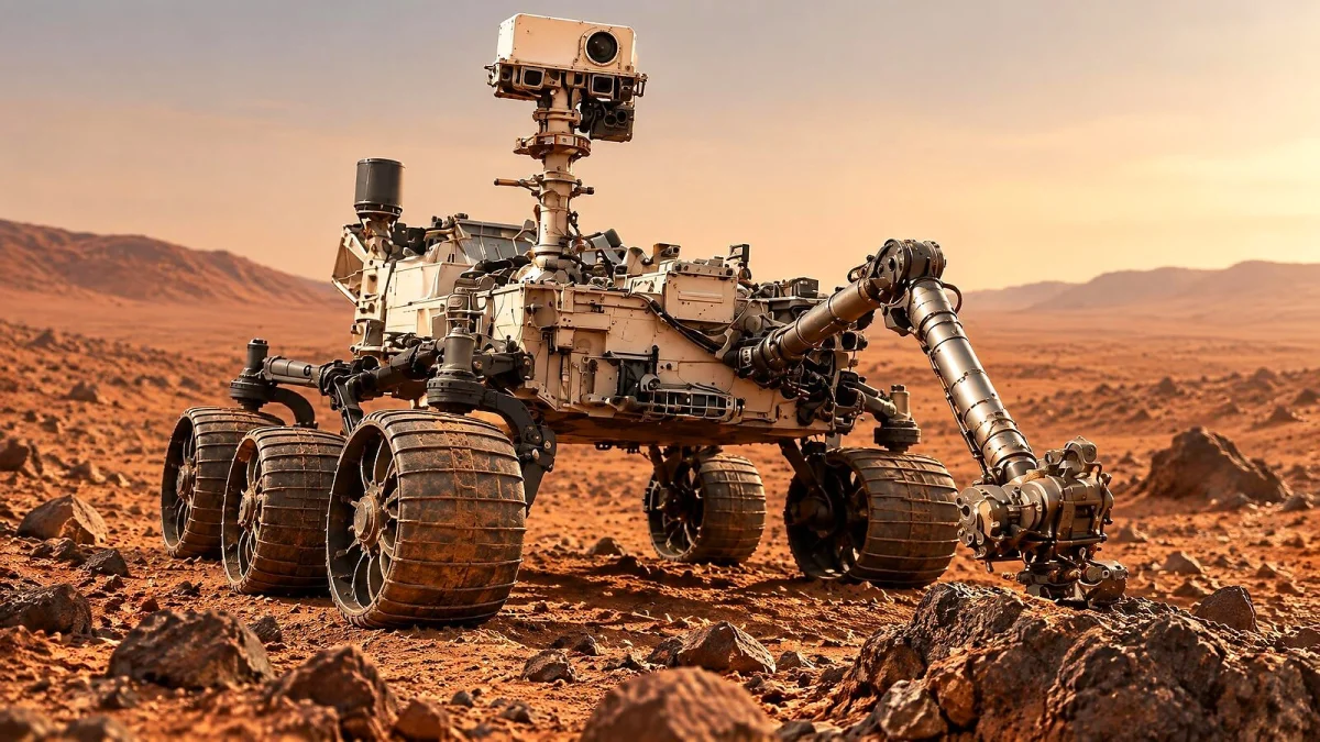 Rovers espaciais: constroem um diário geológico em Marte