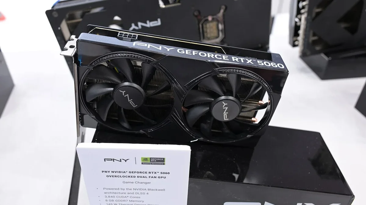 RTX 5060: 44% mais rápida que a RTX 3060