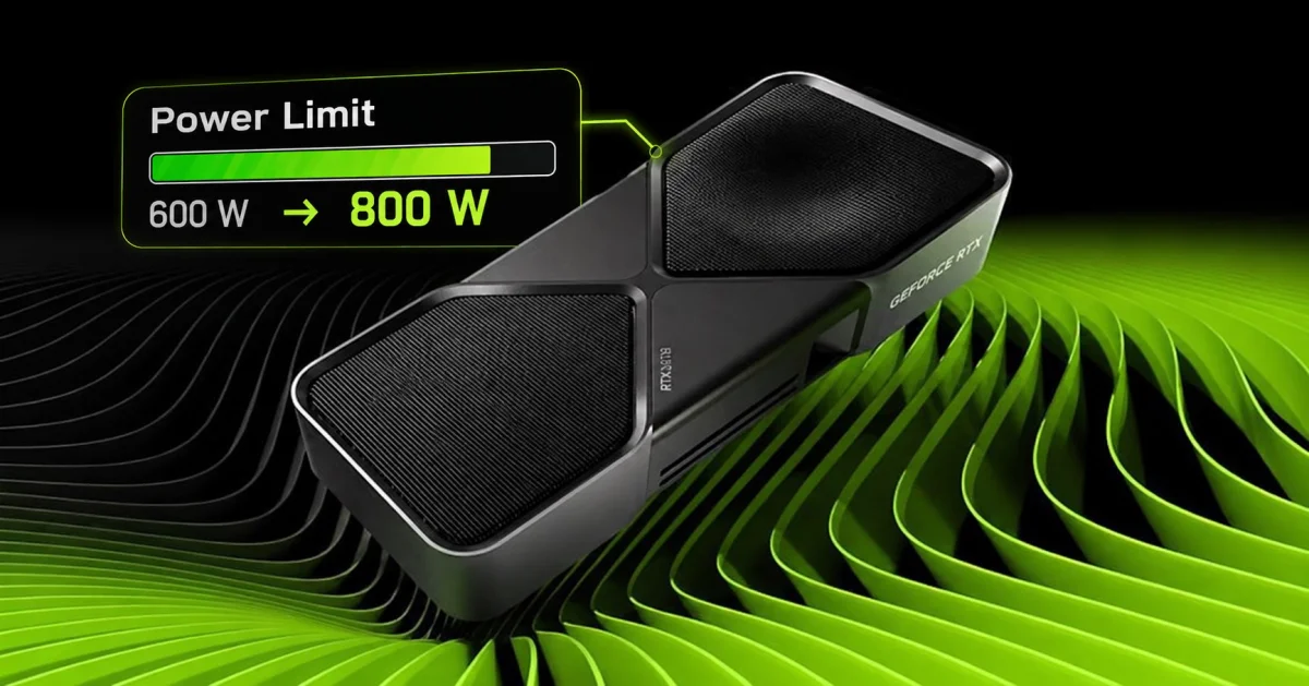 RTX 5090: power limit salta para 800W com VBIOS Vix Editor