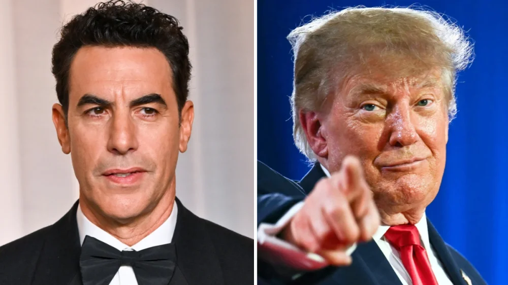 Sacha Baron Cohen diz que Trump tem "elementos de brilhantismo"