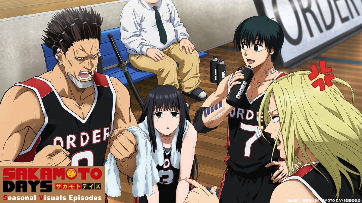 SAKAMOTO DAYS lança sexto visual sazonal e mini‑drama em áudio 'Sports'
