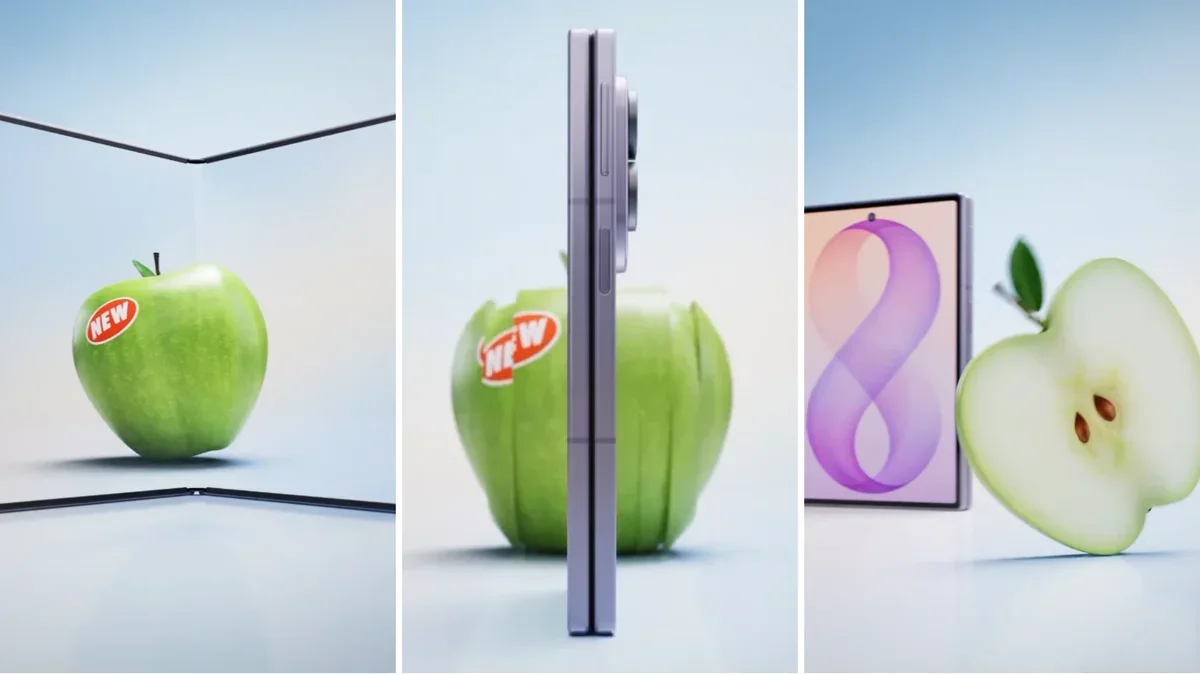 Samsung provoca Apple e diz estar "anos à frente" nos dobráveis
