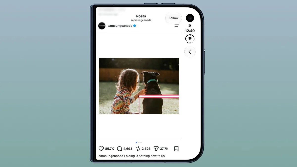 Samsung zomba das rachaduras do iPhone Duo em nova campanha
