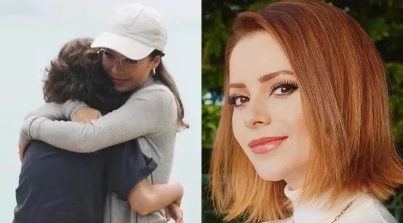 Sandy mantém rosto do filho oculto e comenta o impacto