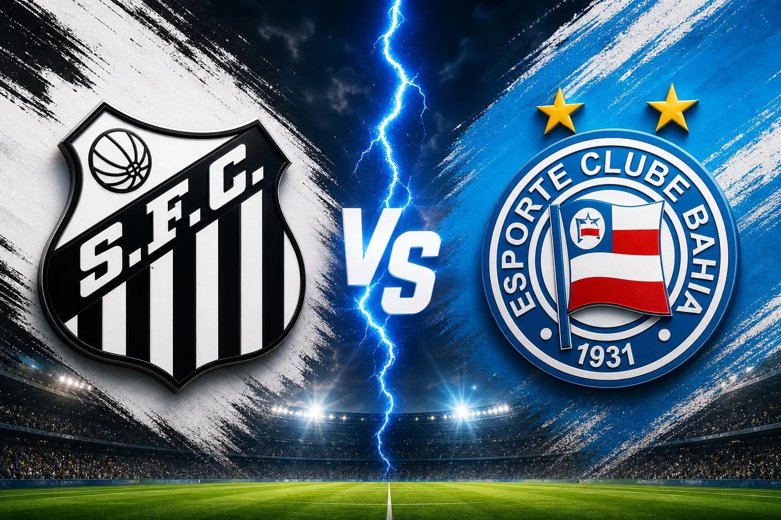 Santos x Bahia ao vivo — Serie A