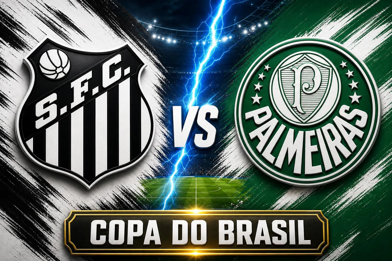 Santos x Palmeiras ao vivo — Copa Do Brasil
