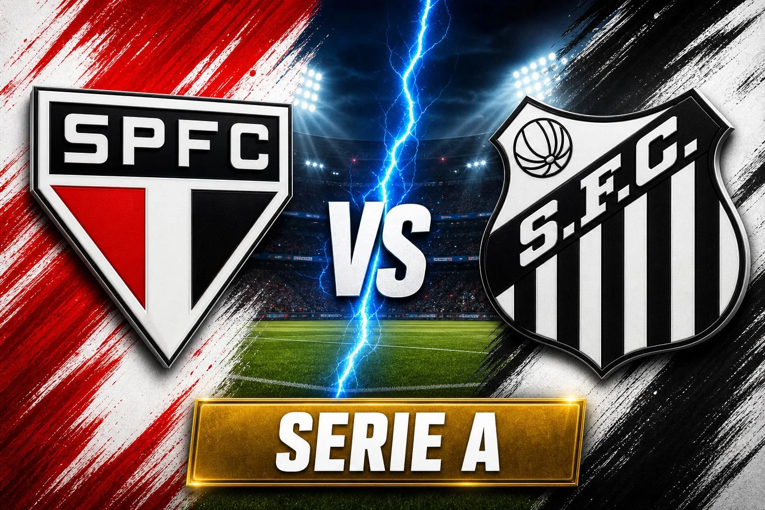 Sao Paulo x Santos ao vivo — Serie A