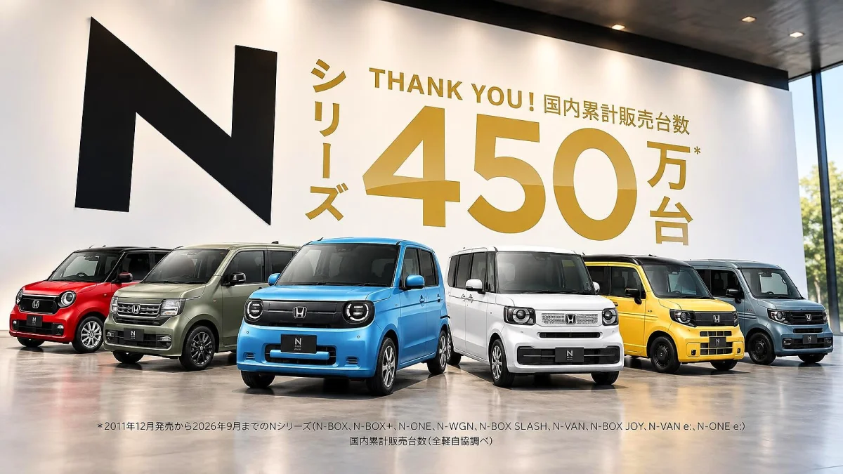 Série N da Honda atinge 4,5 milhões de unidades no Japão
