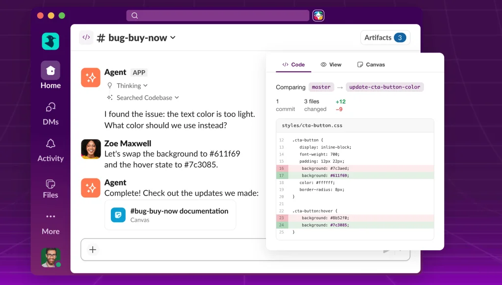 Slack Code: canais reúnem Copilot, Claude e Vercel para trabalho em equipe