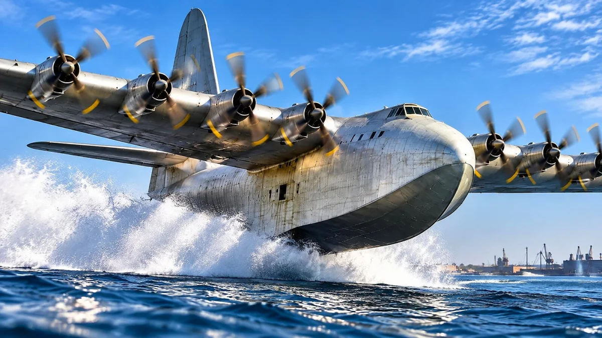 Spruce Goose: o gigante de madeira que voou apenas 30 segundos