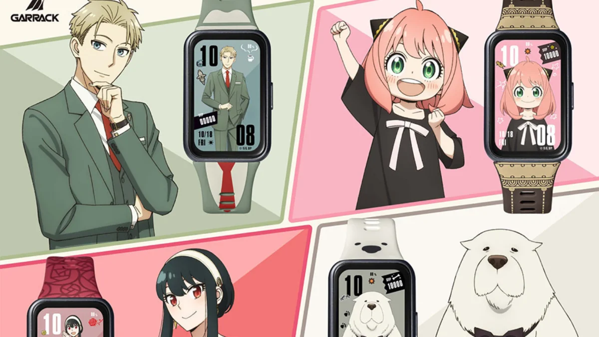 Spy x Family: smartwatches que mudam o mostrador a cada 2.000 passos