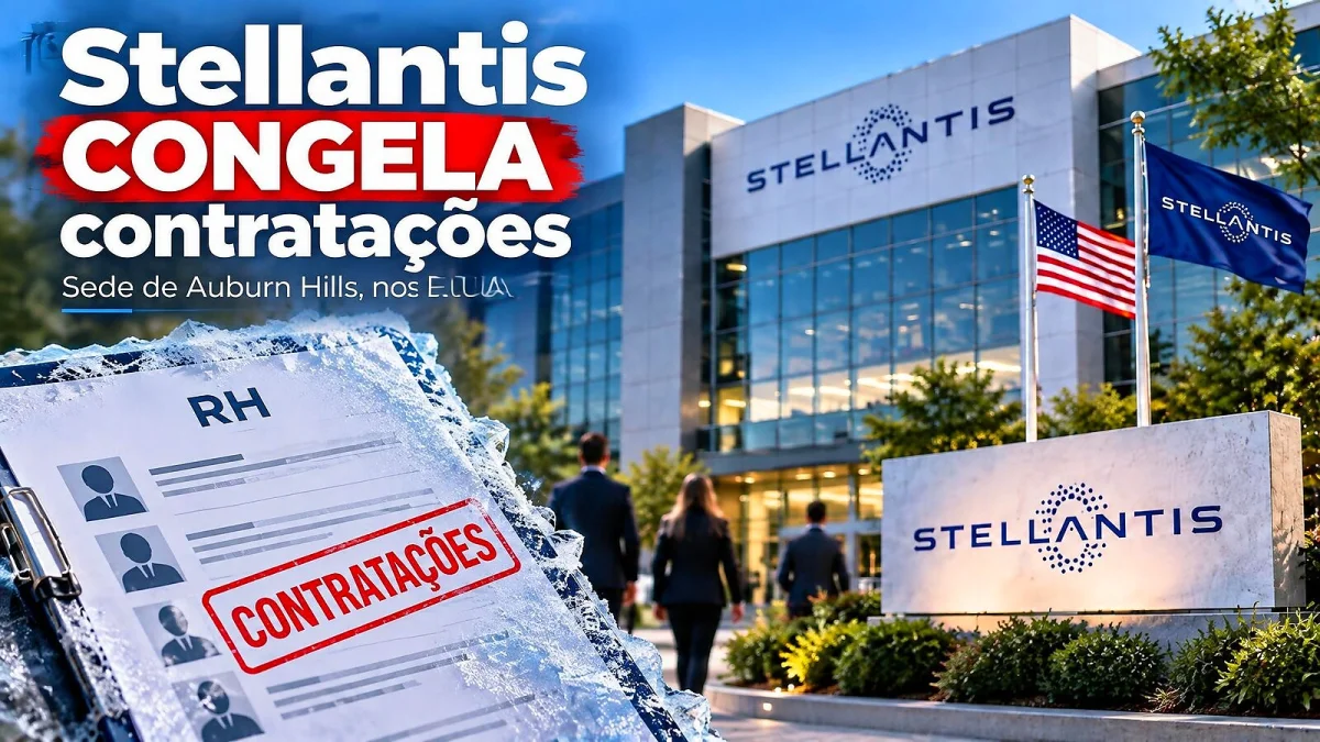 Stellantis suspende contratações e mira US$ 7 bilhões em economia