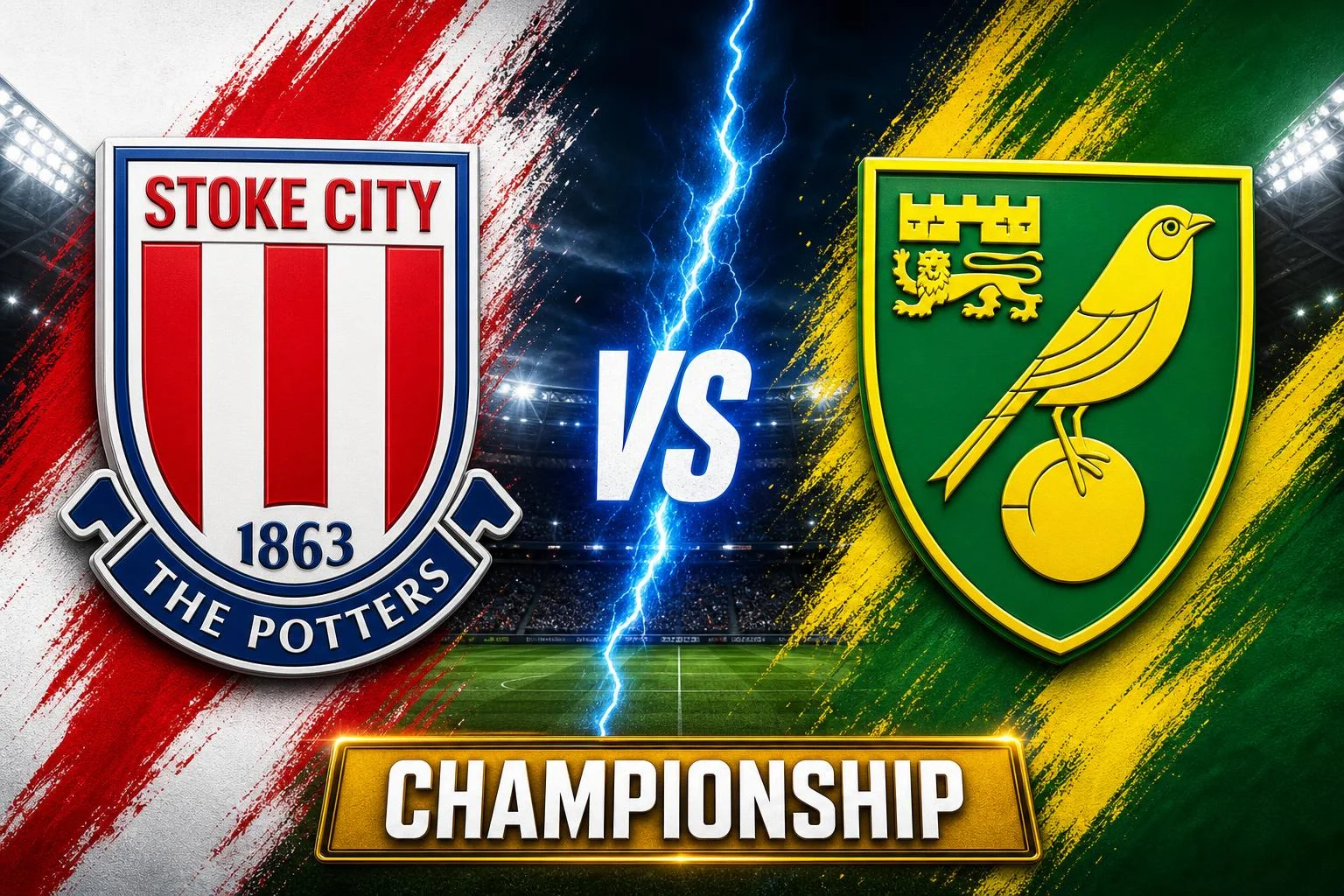 Stoke City x Norwich ao vivo — Championship