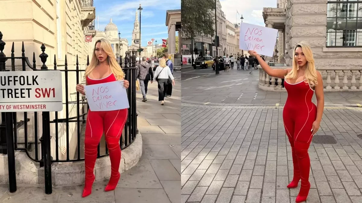 Suellen Carey: 'Nos deixem viver' em protesto após ataque de 20 tiros
