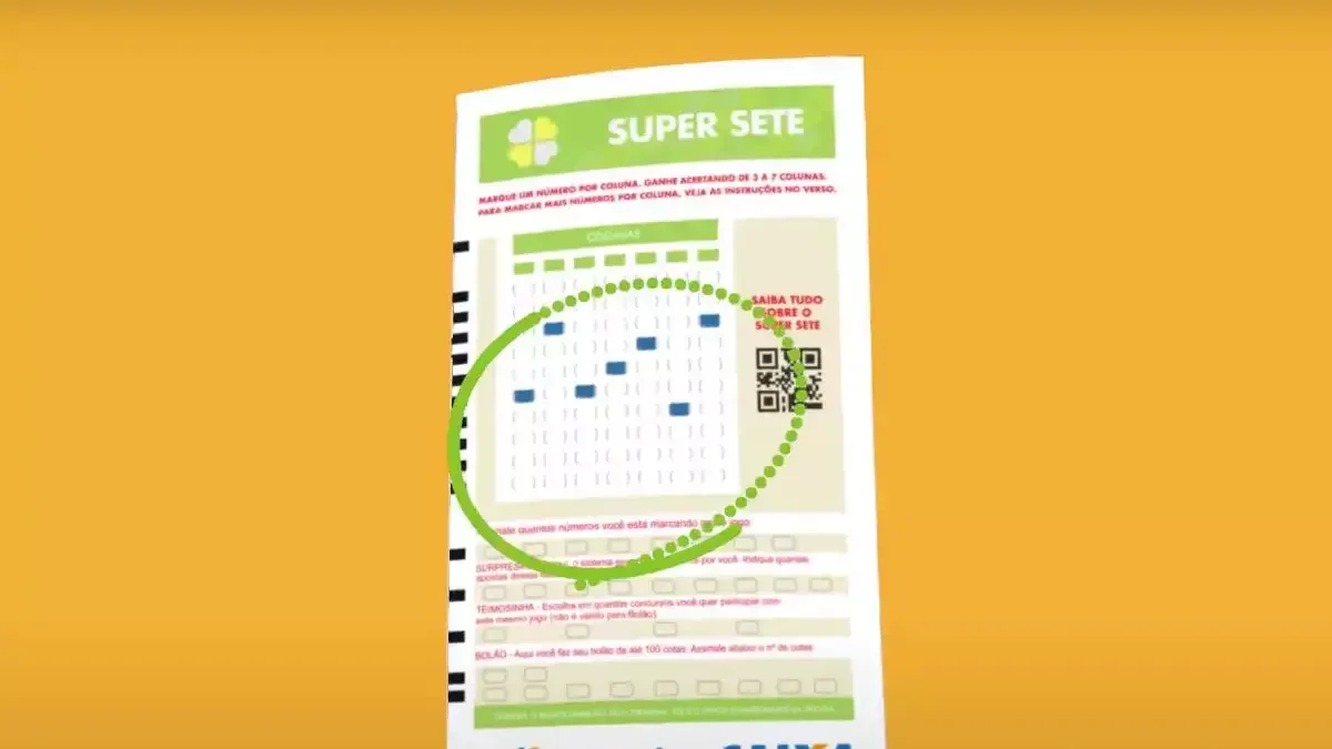 Super Sete: prêmio acumulado de R$ 4,3 milhões em jogo